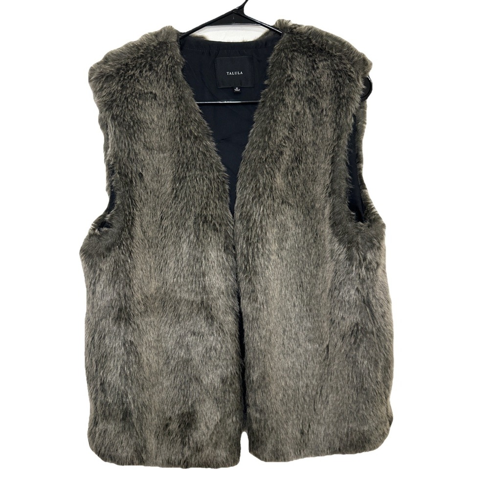 Aritzia TALULA Park Slope Sleeveless Faux Fur Vest Medium